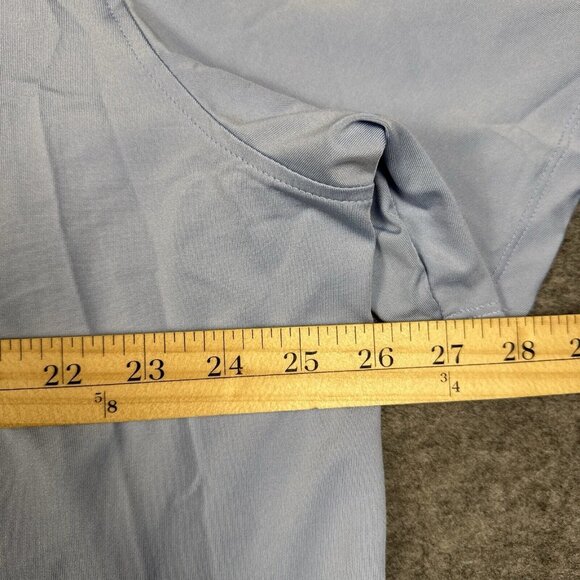 Greyson Shirt Mens XXL Light Blue Polo Wolf Golf Stretch Performance - Picture 5 of 8